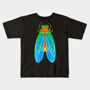 Cicada Insect Brood X Usa 2024 Magicicada Kids T-Shirt